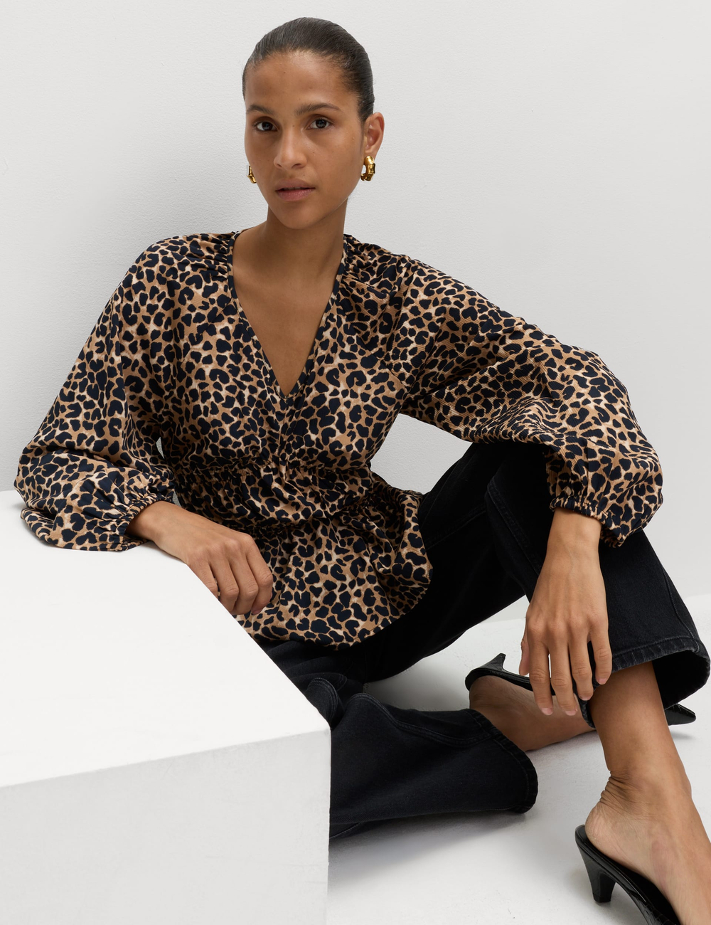 Блузка с узором - Marks & Spencer