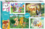 Пазл 4 в 1 "Легенды Disney" (Disney) (Степ пазл)