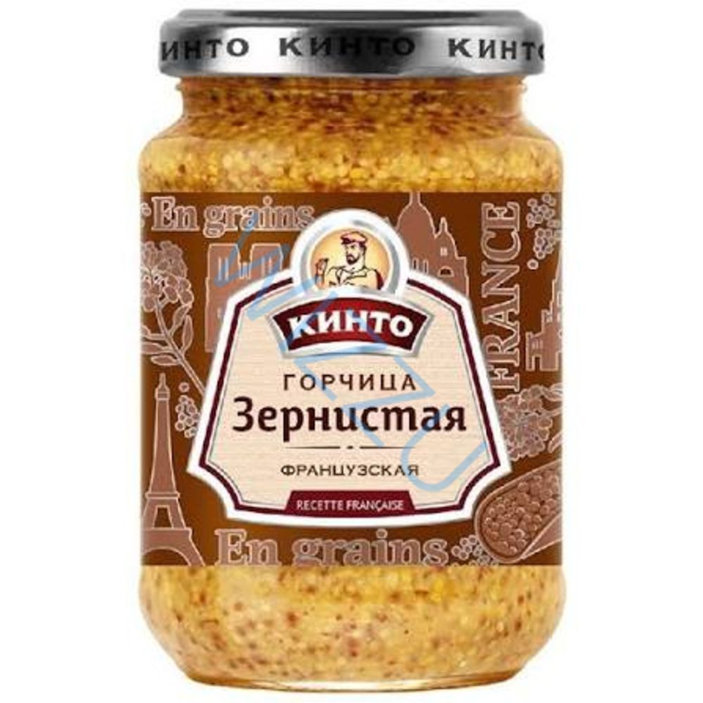 Горчица зернистая французская Кинто, 170 мл