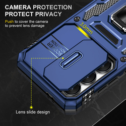 Чехол Safe Case с кольцом и защитой камеры для Samsung Galaxy S25 FE