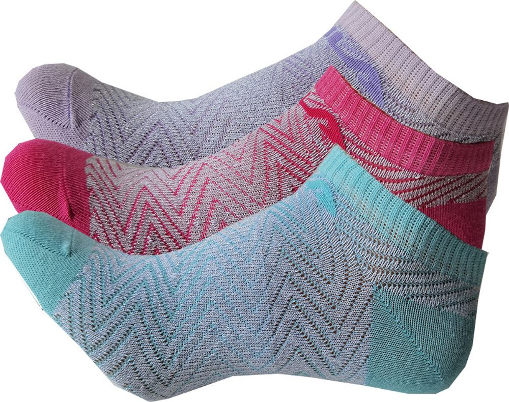 Носки теннисные Fila Woman Calza Invisible Socks 3P - lady color