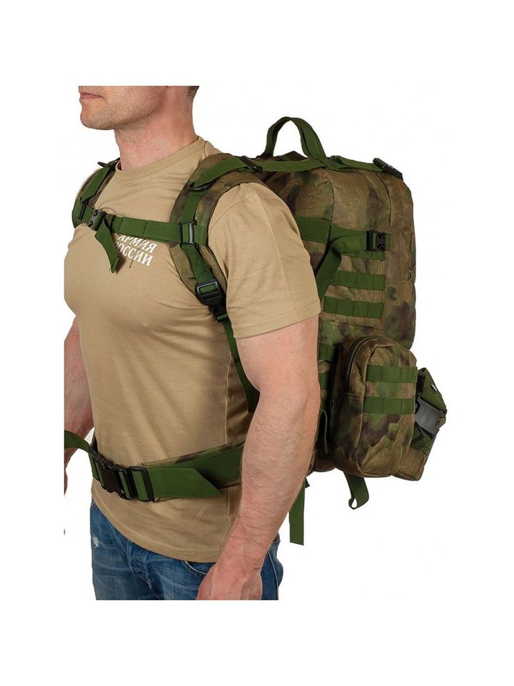 Рюкзак тактический с подсумками 35-50л (мох)