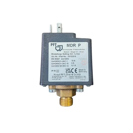 Реле манометрическое для воздуха PFT MDR-P 1/4 0.9-1.2 bar