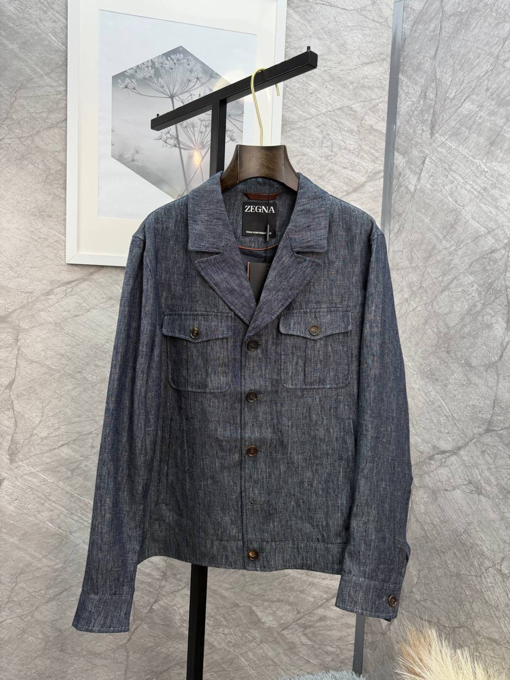 Льняной костюм Zegna