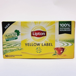 Чай черный Lipton Yellow Label 50 шт 100 г (из Финляндии)