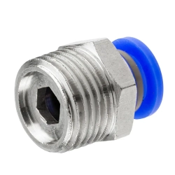 Фитинг для пластиковых трубок 8мм с наружной резьбой 3/8'' RockForce##Rock FORCE RF-SPC08-03