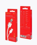 Кабель Borofone BX57 USB-Lightning 2А 1м магнитный TPE White