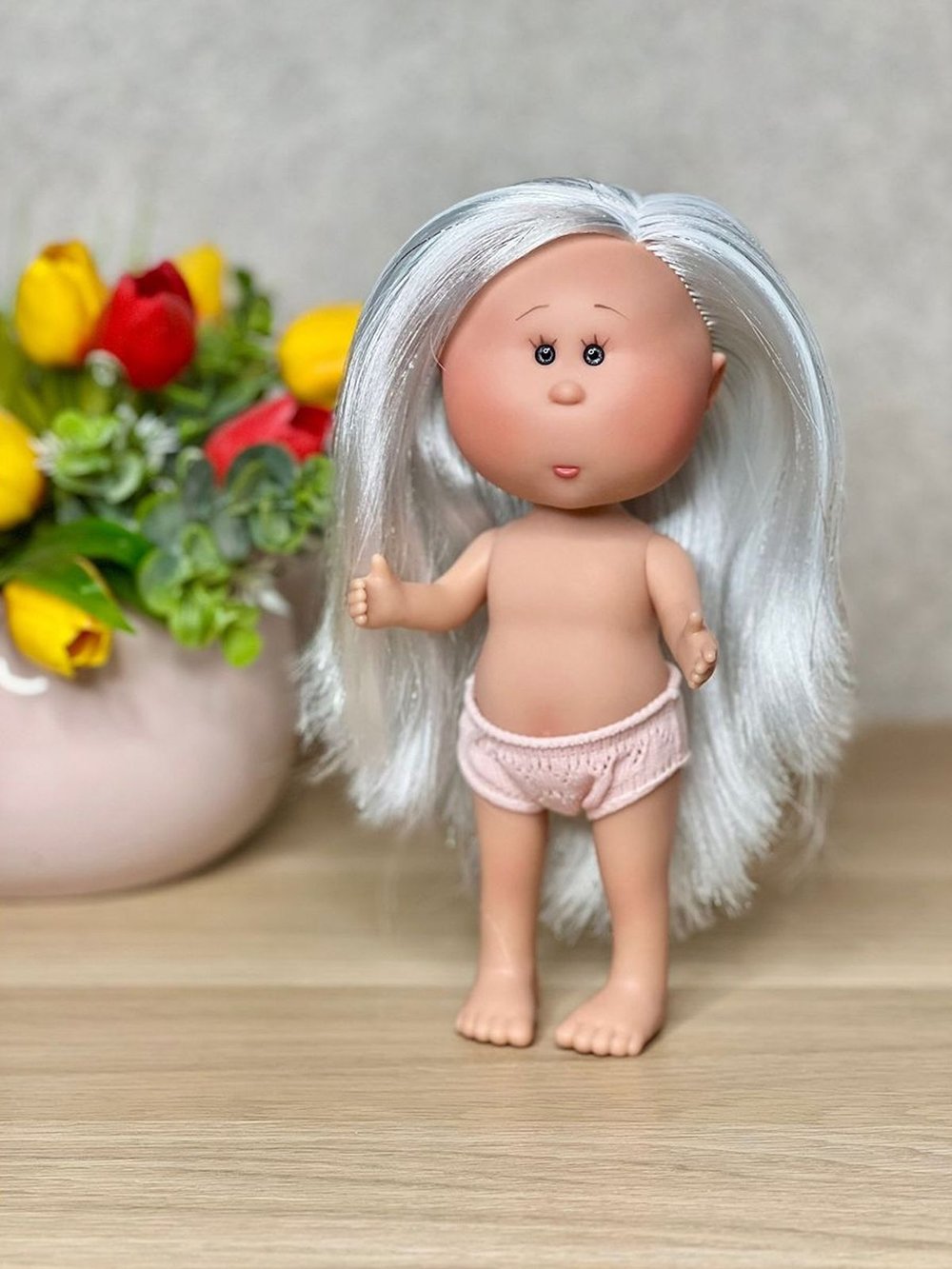 Кукла для девочки виниловая 23см Маленькая Мия без одежды (3199W16A)