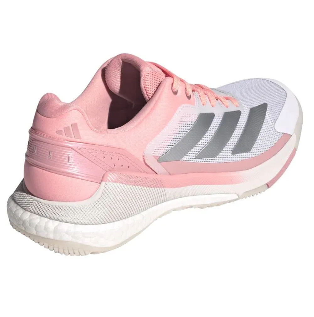 Женские кросовки для Padel Adidas Crazyquick Boost Padel W - cloud white/silver metallic/frozen turbo