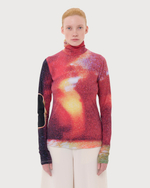 MM6 MAISON MARGIELA ТОП С ДЛИННЫМ РУКАВОМ С ПРИНТОМ