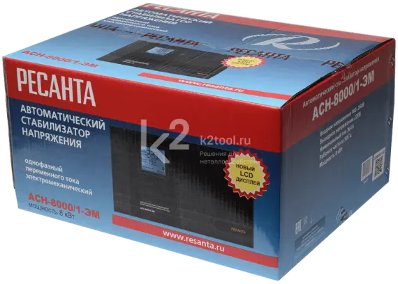 Стабилизатор напряжения Ресанта АСН-8000/1-ЭМ