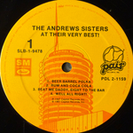 The Andrews Sisters ‎– At Their Very Best 2LP (США)