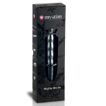 Стимулятор вагины и ануса Mystim Mighty Merlin - 25 см. (Цвет: серебристый с черным)