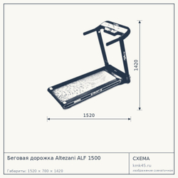 Беговая дорожка ALF 1500 — от 39 000 ₽