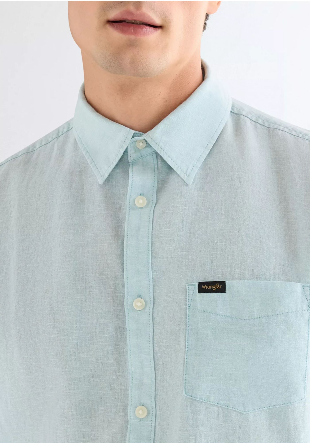 Рубашка мужская WRANGLER SS 1 PKT SHIRT FORGET ME NOT