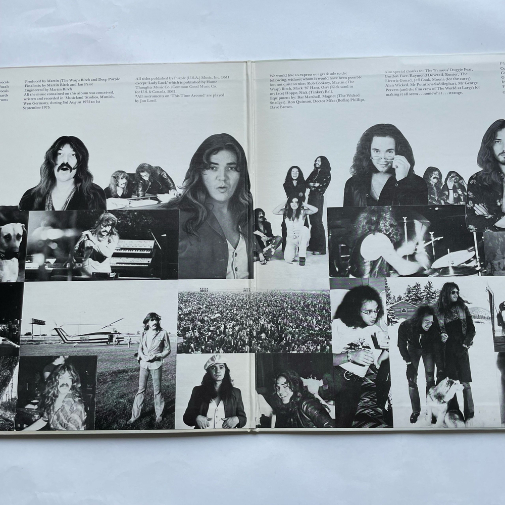 Винтажная виниловая пластинка LP Deep Purple Come Taste The Band (Япония 1975) (Без Оби)