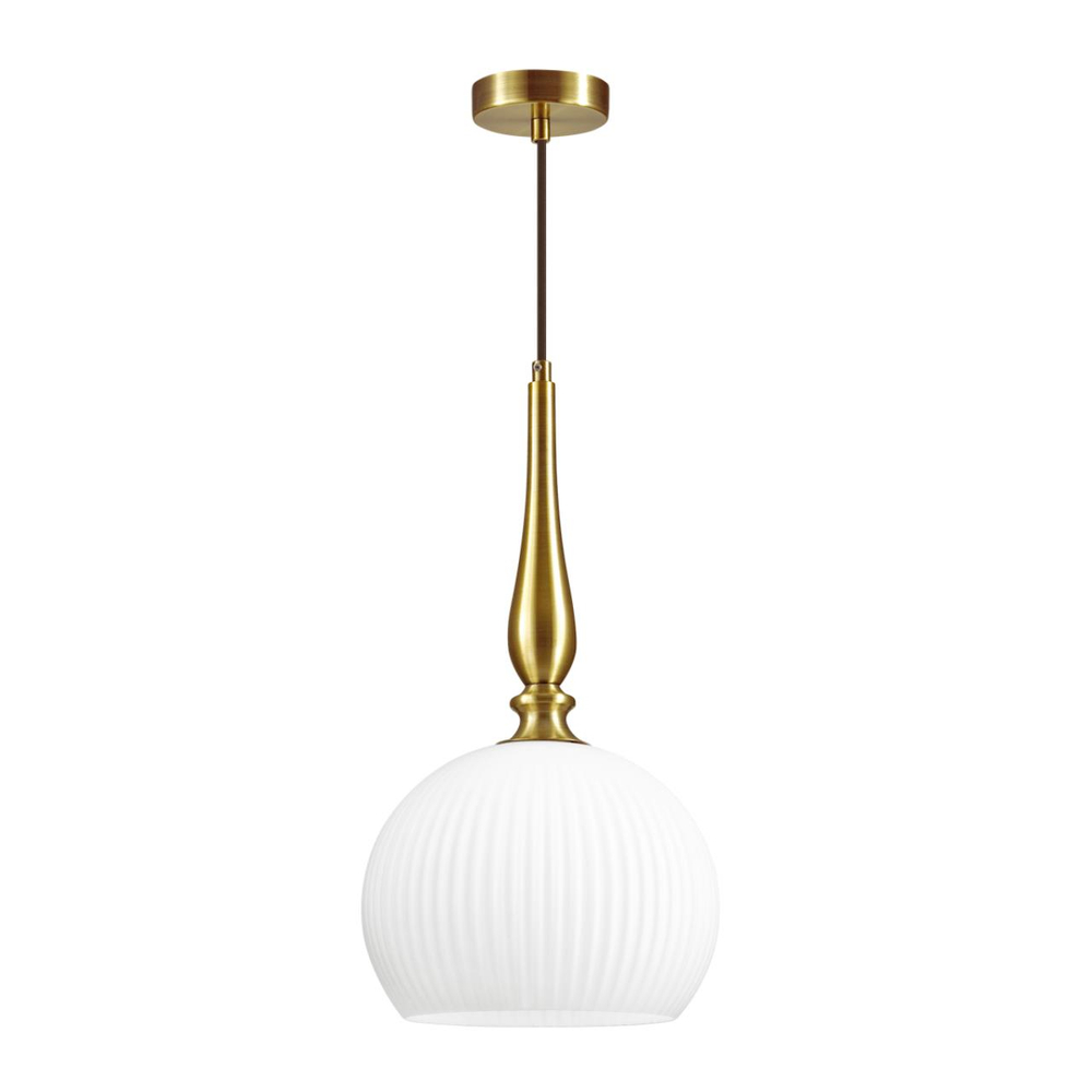 4766/1 PENDANT ODL21 413 белый/бронзовый Подвес E27 60W RUNGA