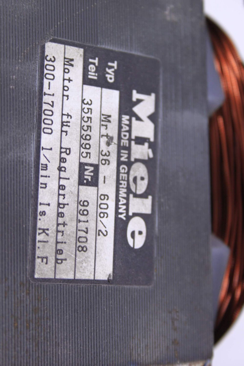 Двигатель(мотор) Mrt36-606/2 стиральной машины Miele