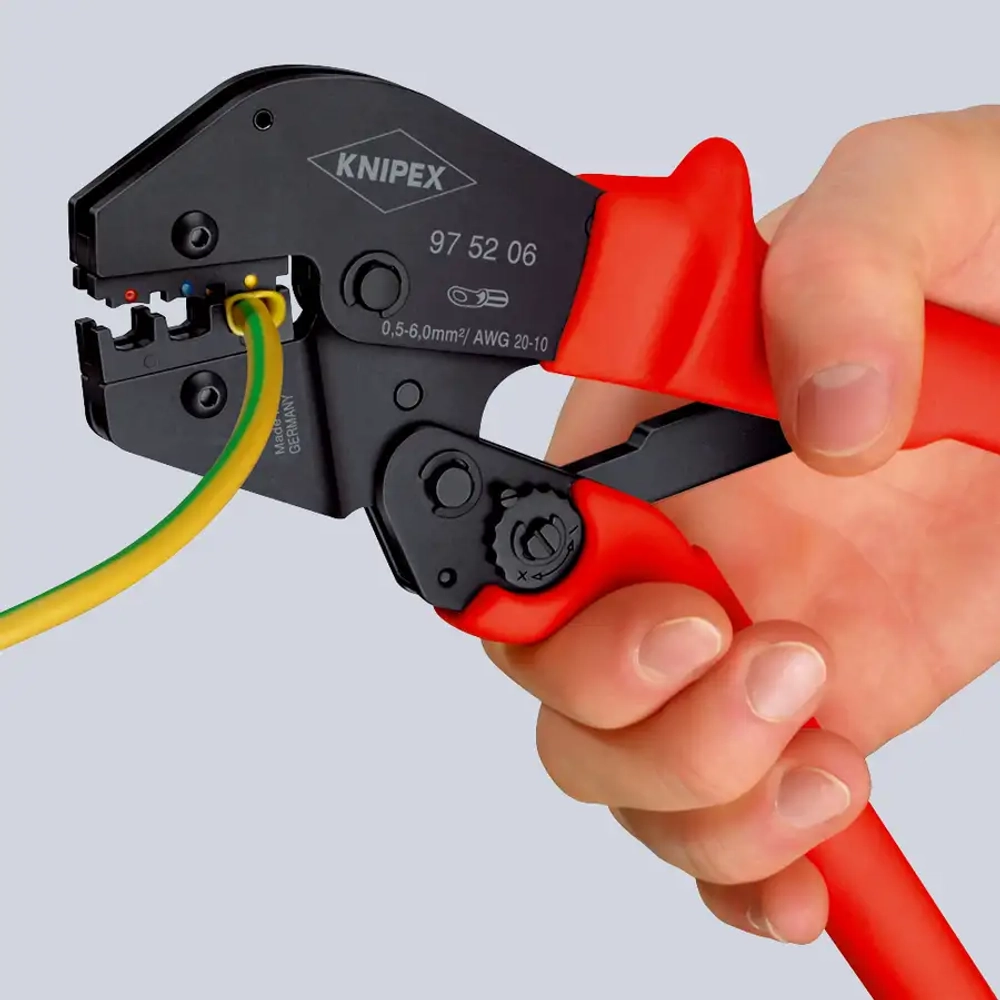 Клещи зажимные для опрессовки чернёные 250 мм Knipex 97 52 19