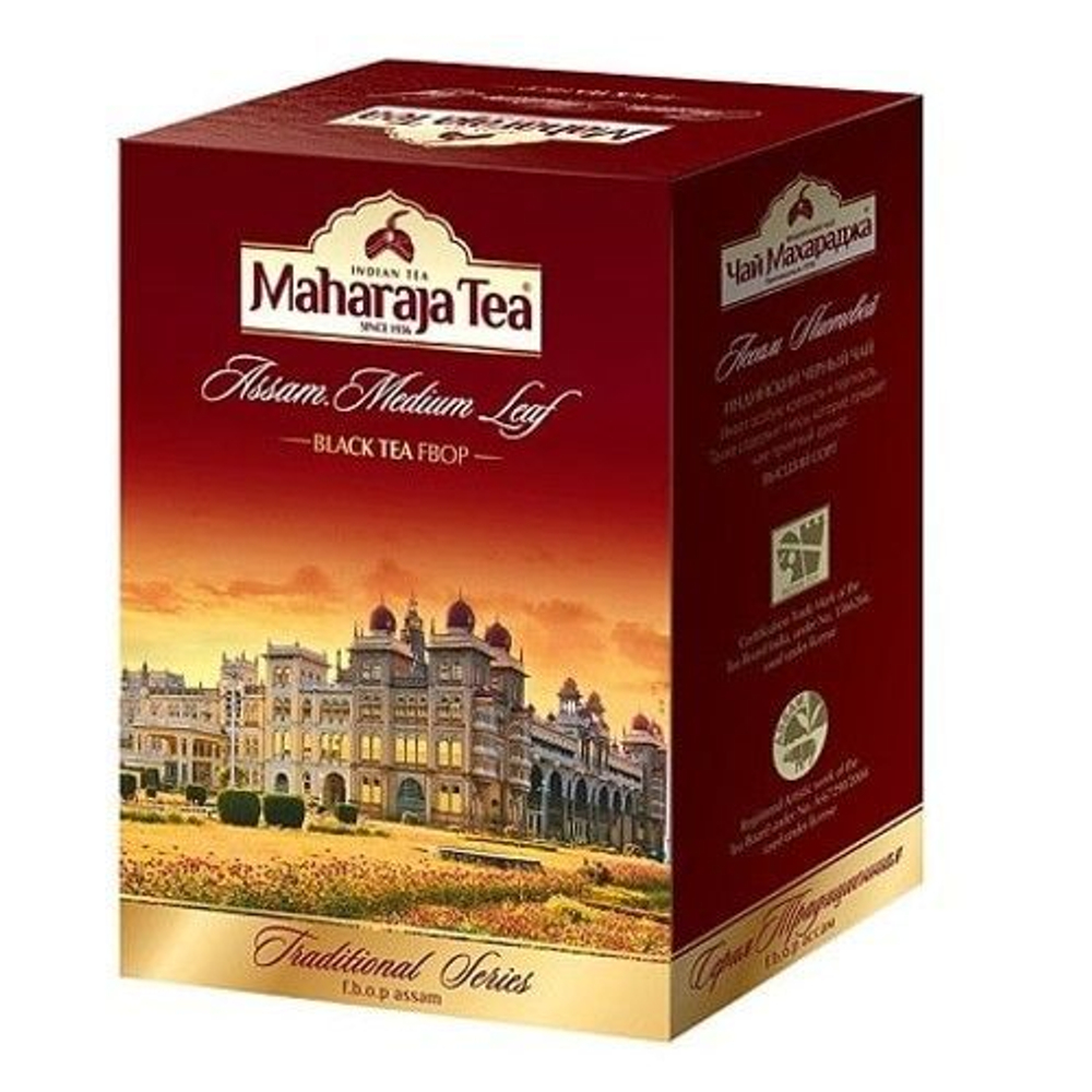 Чай Ассам средний лист Maharaja