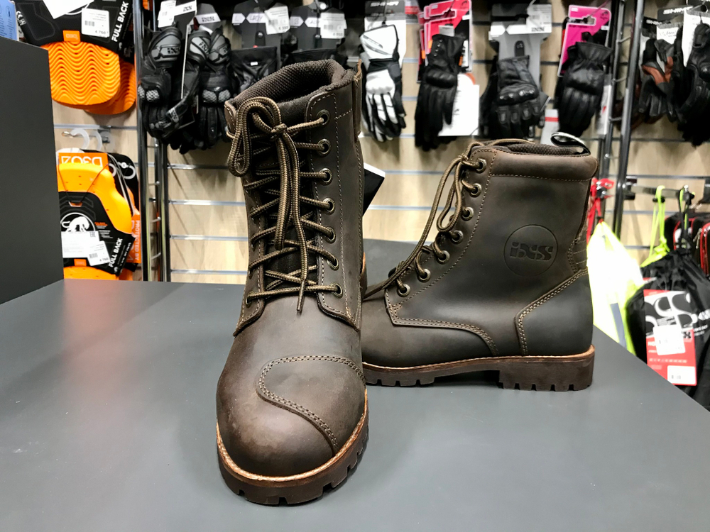 классические мотоботы IXS Classic Shoe Oiled Leather Brown
