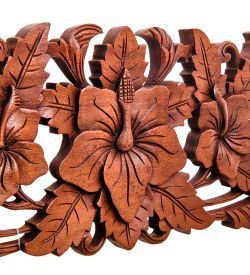 Decor and Gift 17-128 Панно резное «Цветы» (суар, о.Бали)