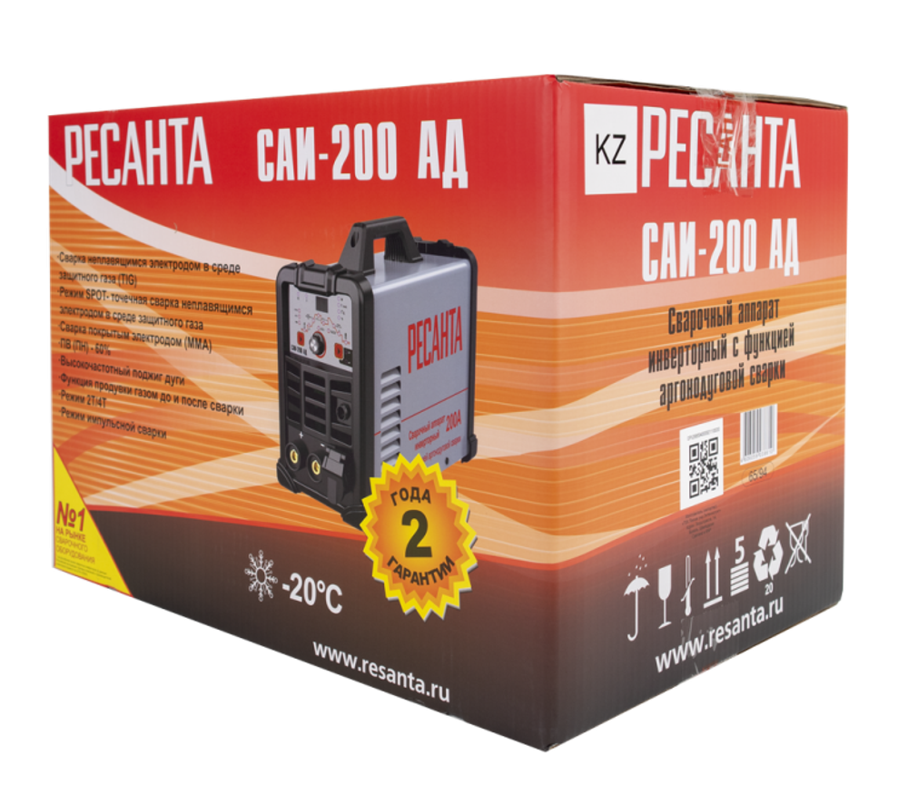 Сварочный аппарат инверторный Ресанта САИ-200АД