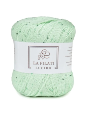 Пряжа Lucido, 100г, 445м, 90%хлопок, 10%микропайетки, (цена за 1 шт)