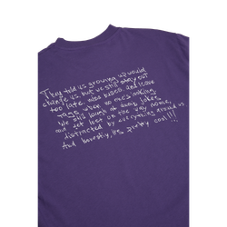 DRAW LOGO T-SHIRT PURPLE