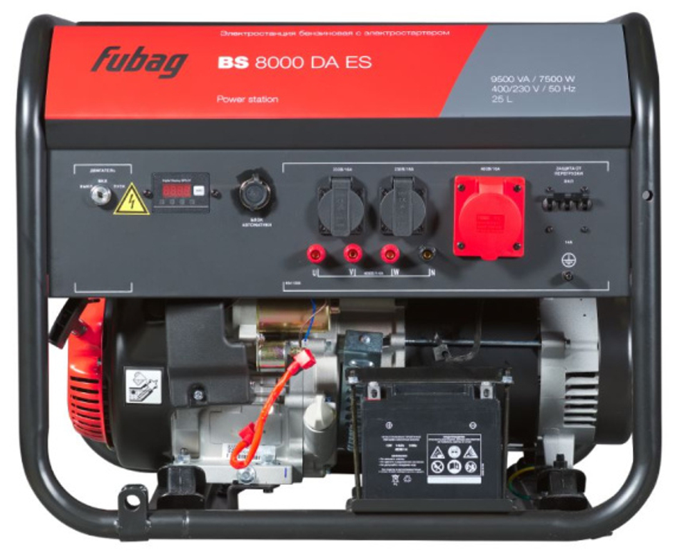 Электростанция бензиновая FUBAG bs 8000 da es