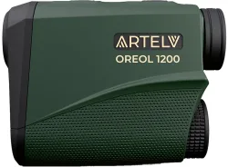Дальномер лазерный ARTELV OREOL 1200 с боковым видом, зеленый корпус