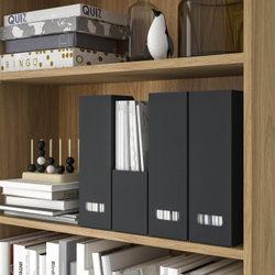 IKEA FJÄDERHARV  (ИКЕА ФЙЭДЕРХАРВ)  -  Накопитель для документов - антрацит