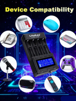 Зарядное устройство для литиевых батарей LiitoKala LII-700 для Lil-ion/IMR/LIFeP04 4 слота