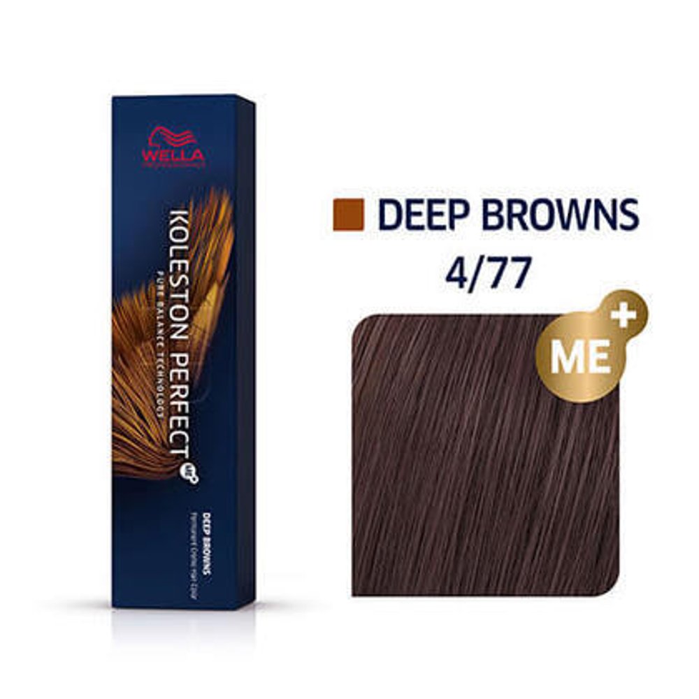 Wella Koleston 4/77 Горячий шоколад ME+