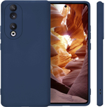 Мягкий Soft Touch чехол из силикона для HONOR 90 (не PRO!) с бархатной подкладкой