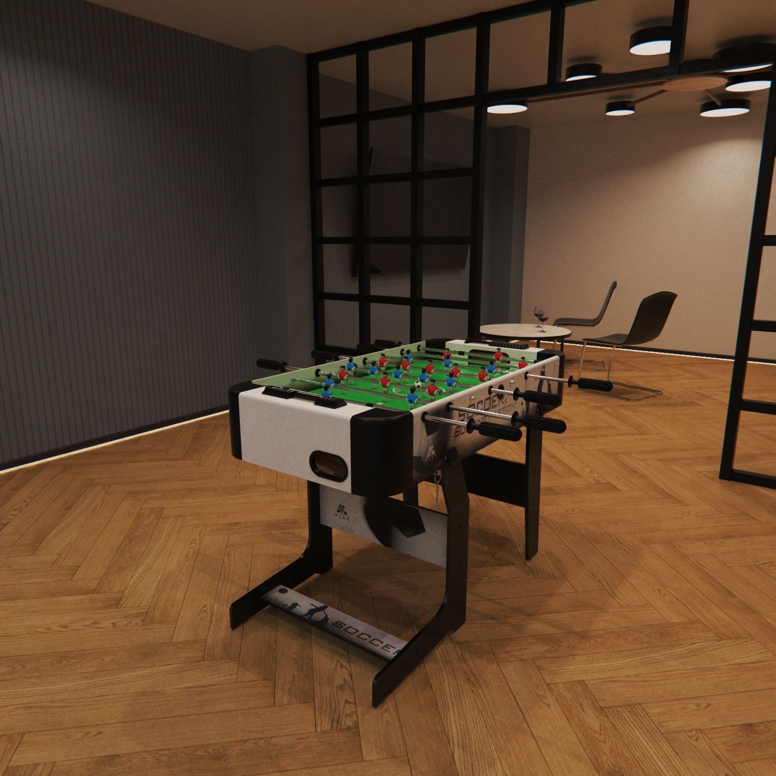 Игровой стол - футбол DFC SOCCER BP фото №9