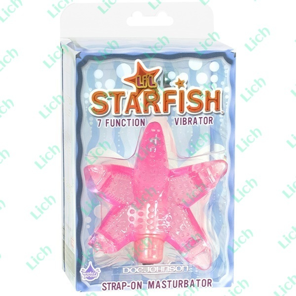 Розовый стимулятор клитора в форме звезды LIL STARFISH