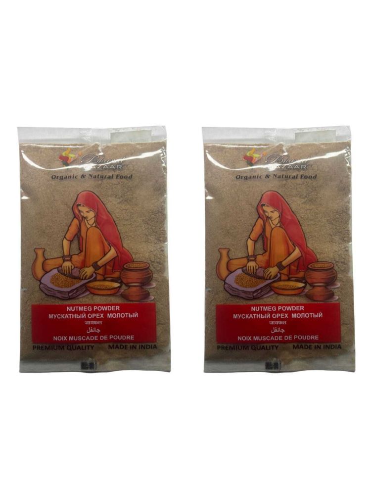 Bharat BAZAAR Мускатный орех молотый 50 гр, 2 шт