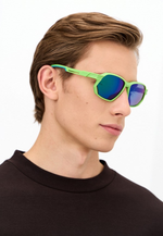 Спортивные очки HILX Syndicate Matt Solid Green / Green Polarized Lens
