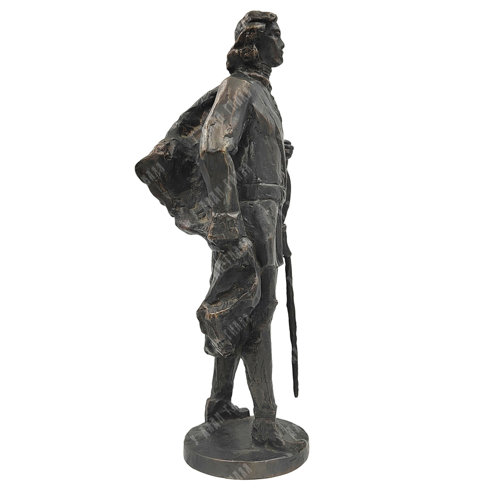 Динес Ю. С. Петр молодой. Бронза, литьё. 2001