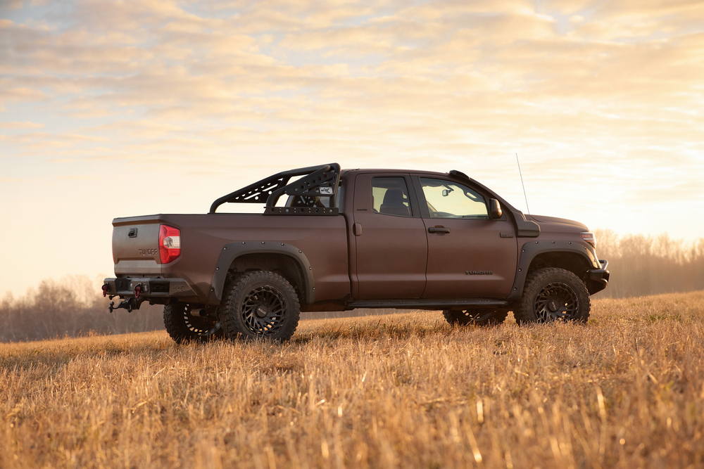 Пороги силовые BMS ALFA для Тойота Тундра Double Cab 2007-2021 (2 шт.)