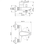 Смеситель Ideal Standard BC692AA для ванны с душем