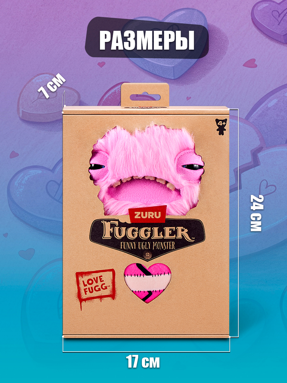 Фуглер мягкая игрушка. FUGGLER Baby Fuggs Series 4. 15704