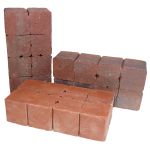 Feldhaus Klinker M402DF 240x118x52 gala plano, красный с оттенками - Мозаика для мостовой, делится на 8 частей (60/60/52)