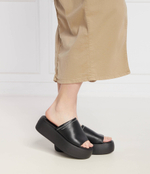 Кожаные flatform slide lth Calvin Klein - черный(HW0HW01943)