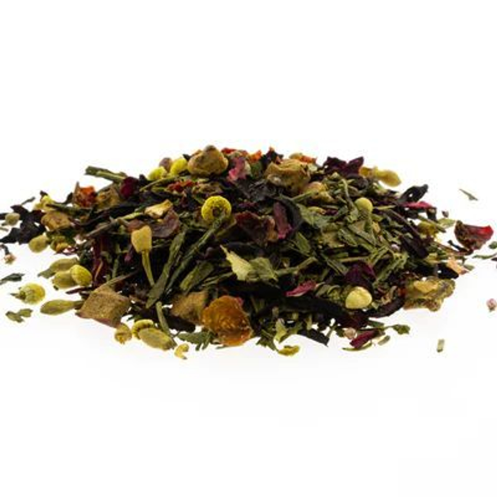 Чай травяной ройбуш RAUHOITTAVA HETKI FORSMAN TEA с добавками 60 г (из Финляндии)