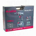 Шуруповерт Kaida BID-3 21V 8Ah 180N.m +2 аккумулятора