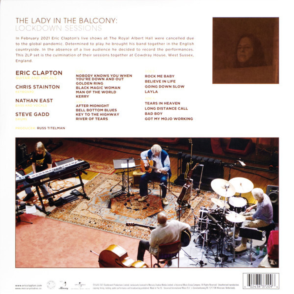 Eric Clapton / The Lady In The Balcony: Lockdown Sessions (2LP)