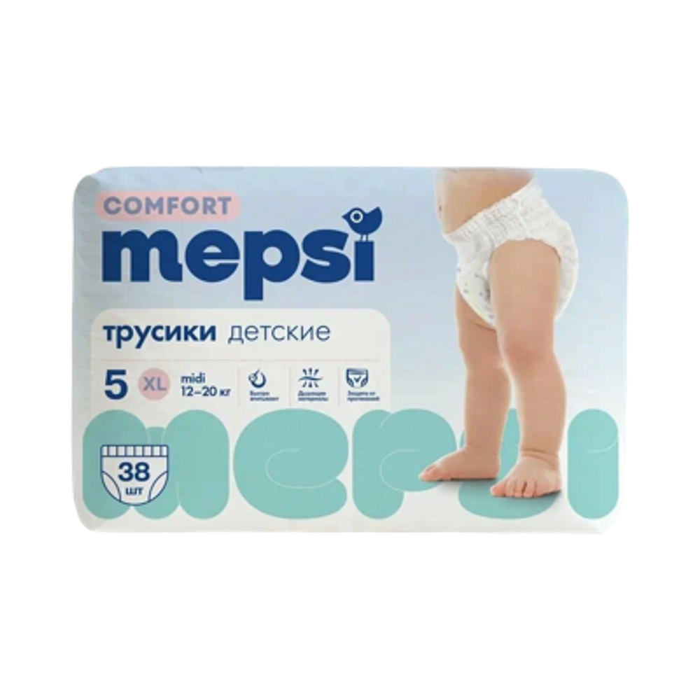 Подгузники трусики МЕПСИ Comfort №5 (19шт 12-22кг)