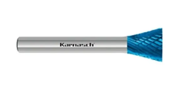 Борфреза твердосплавная Karnasch форма A (цилиндр с гладким торцом), 1,5х6х3х38 мм, универсальная насечка HP-3, без покрытия, арт. 11.3001-015